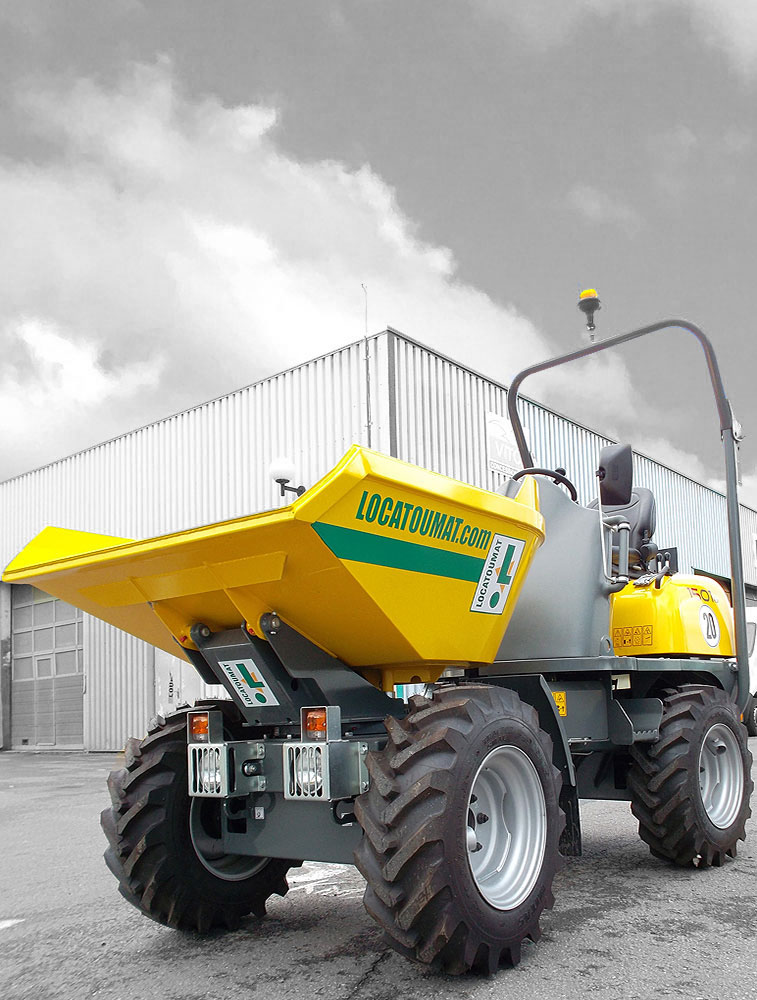 Dumper sur pneus 1,5 t