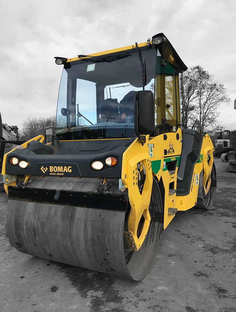 Rouleau vibrant tandem 1m85