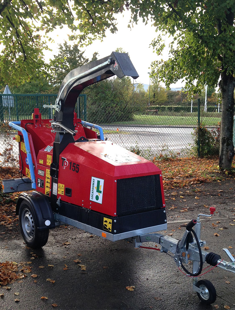 Broyeur de branches diesel