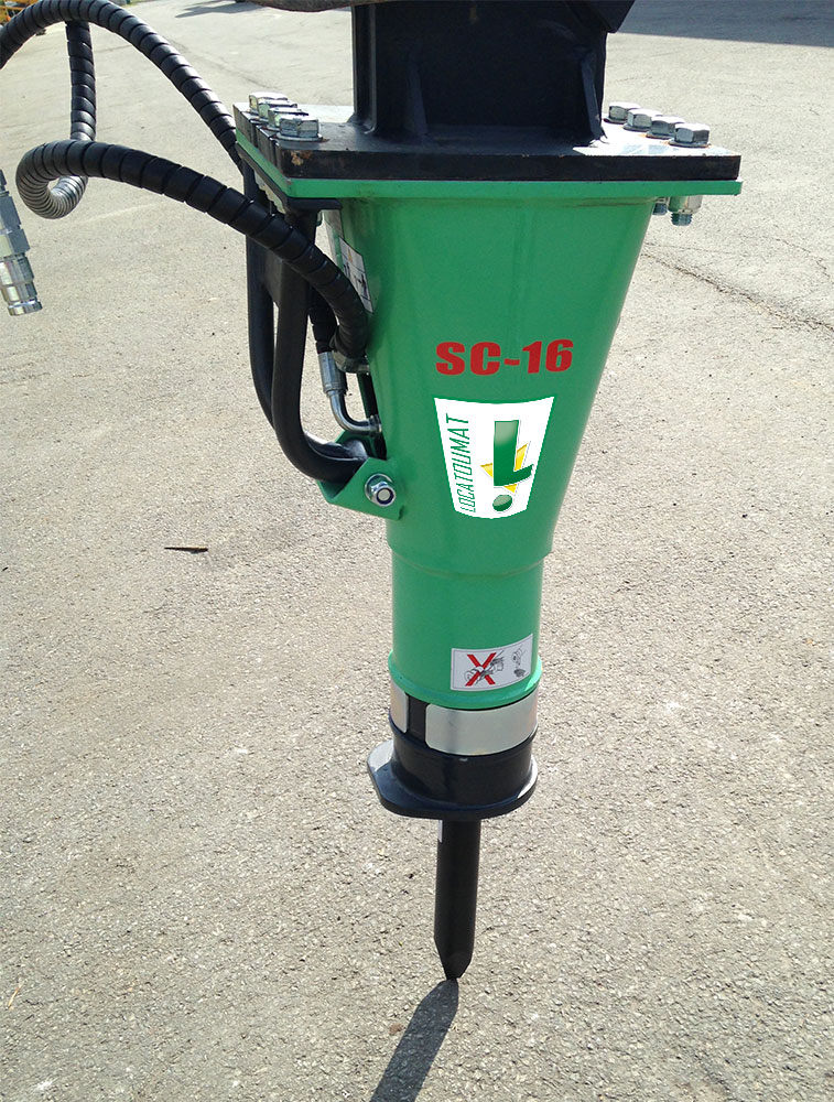 Brise roche hydraulique 160 kg