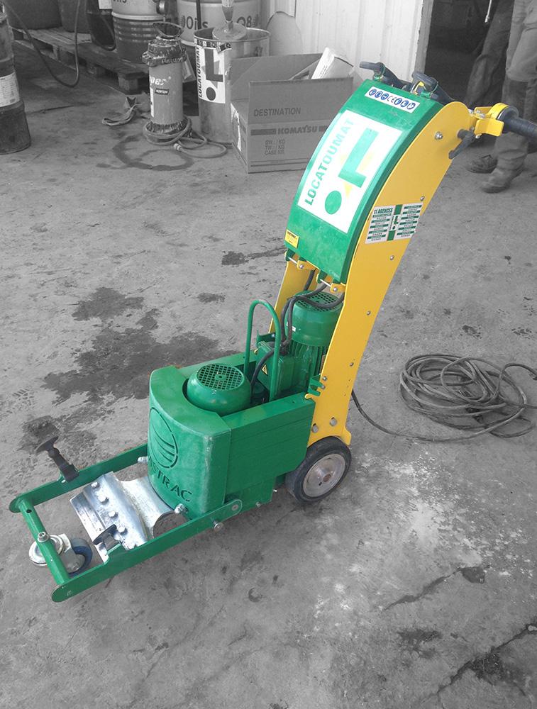 Décolleuse de revêtement