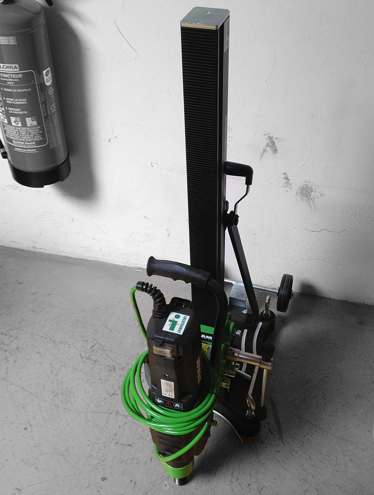 Foreuse diamant sur colonne