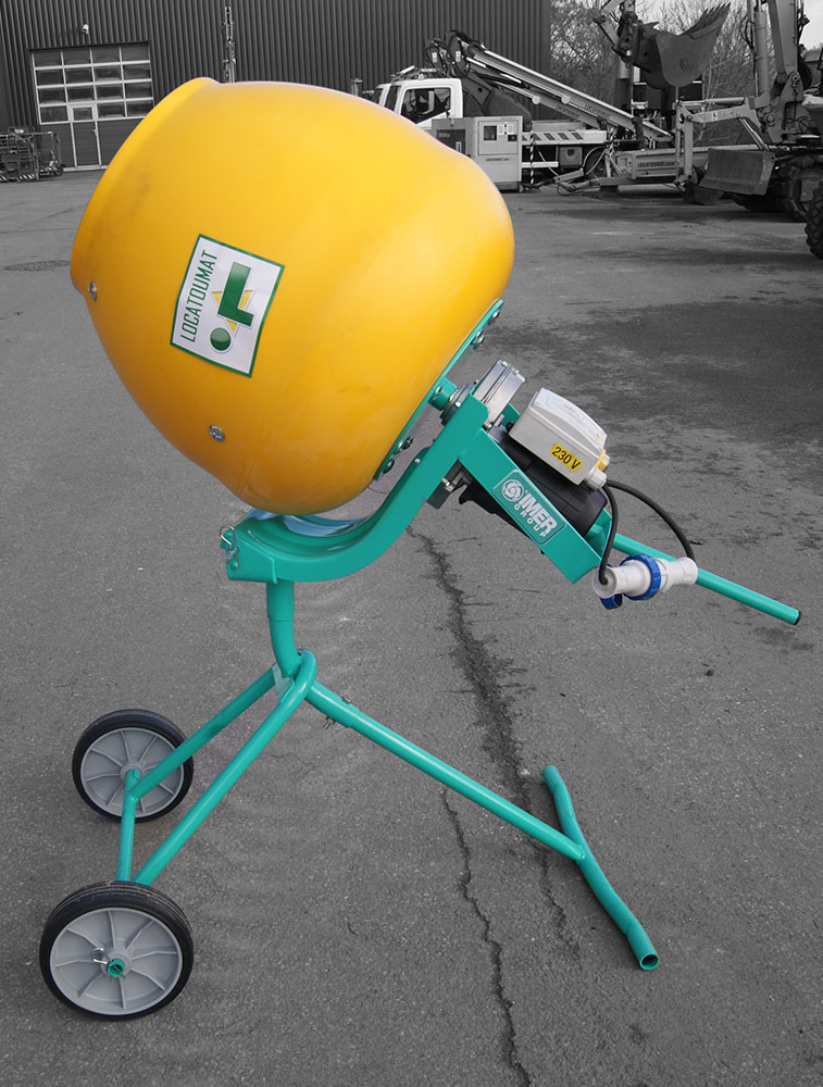 Bétonnière 130 L cuve plastique