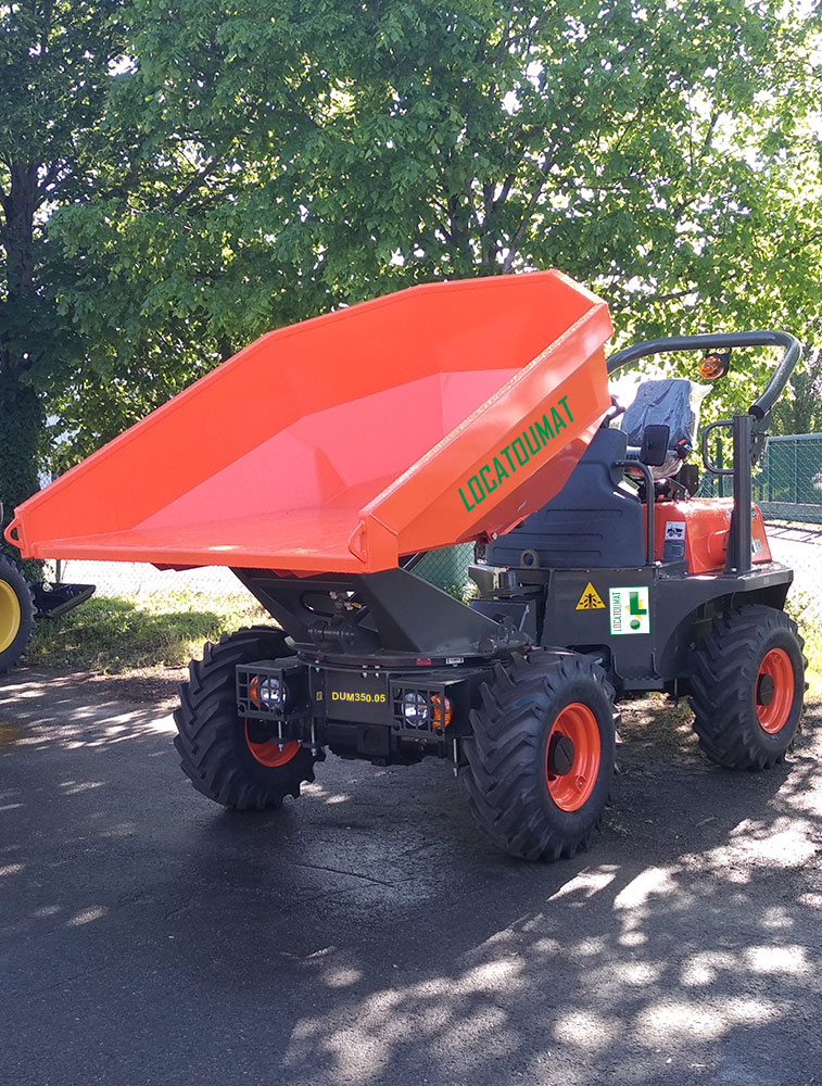 Dumper articulé giratoire 3,5T
