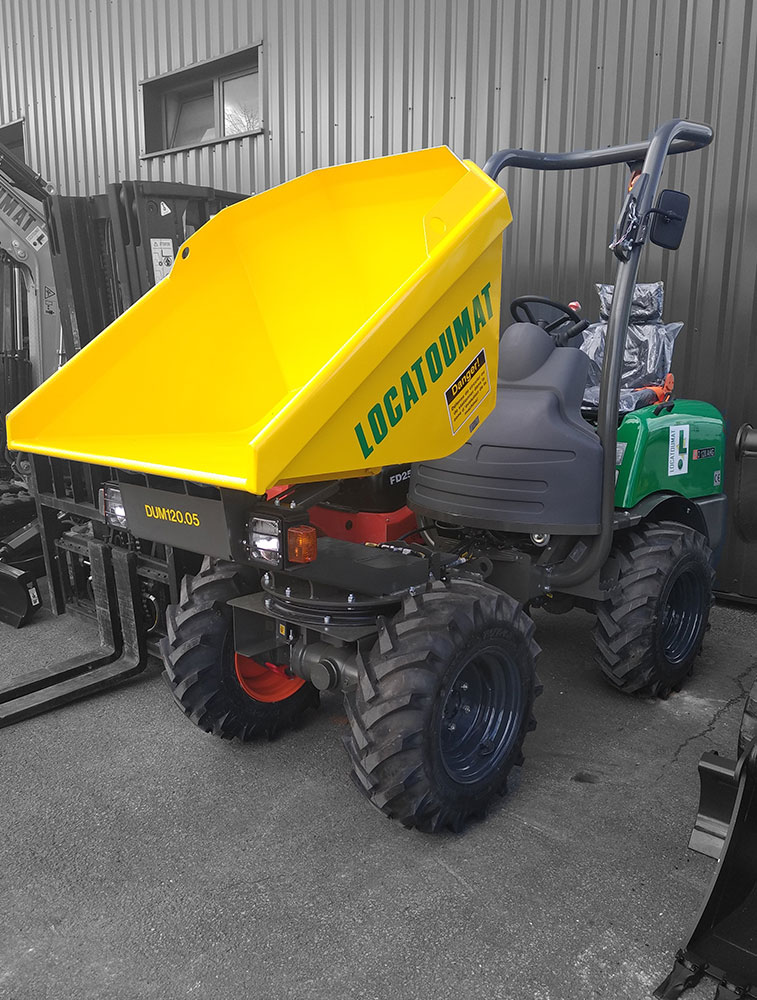 Dumper sur pneus 1,2 T