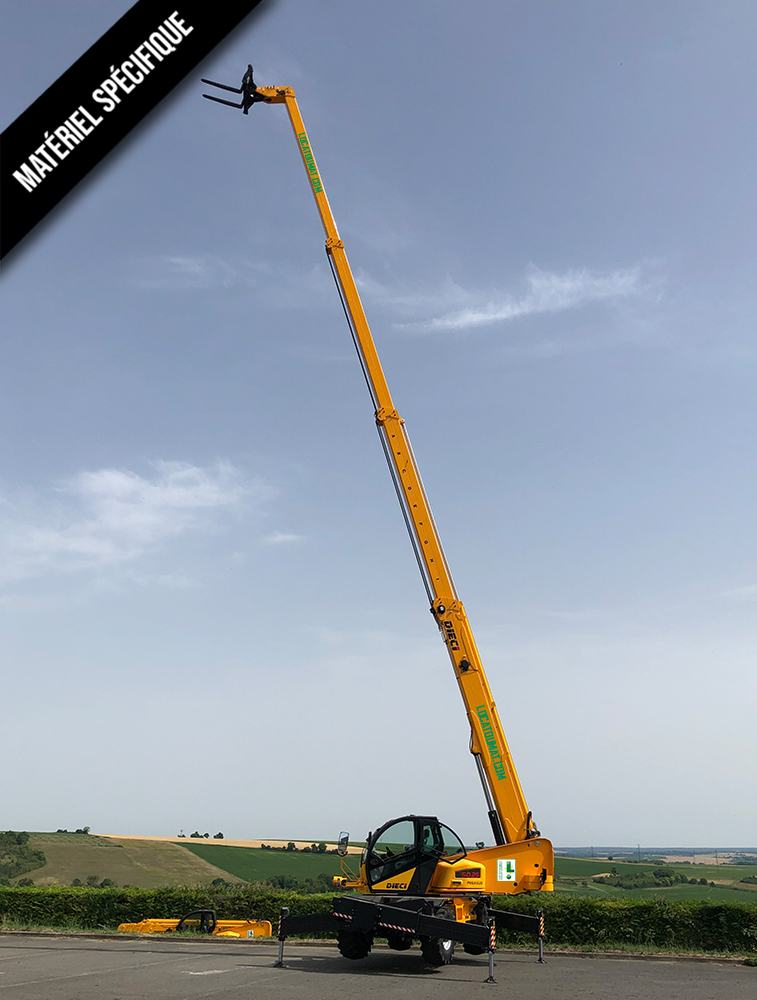 Télescopique rotatif 25m 5T