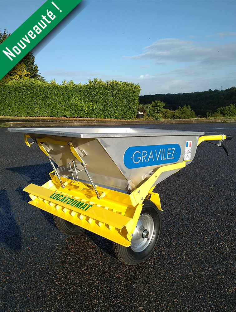 Brouette gravillonneuse