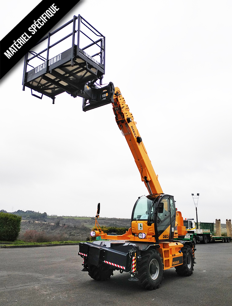 Télescopique rotatif 21m 6T