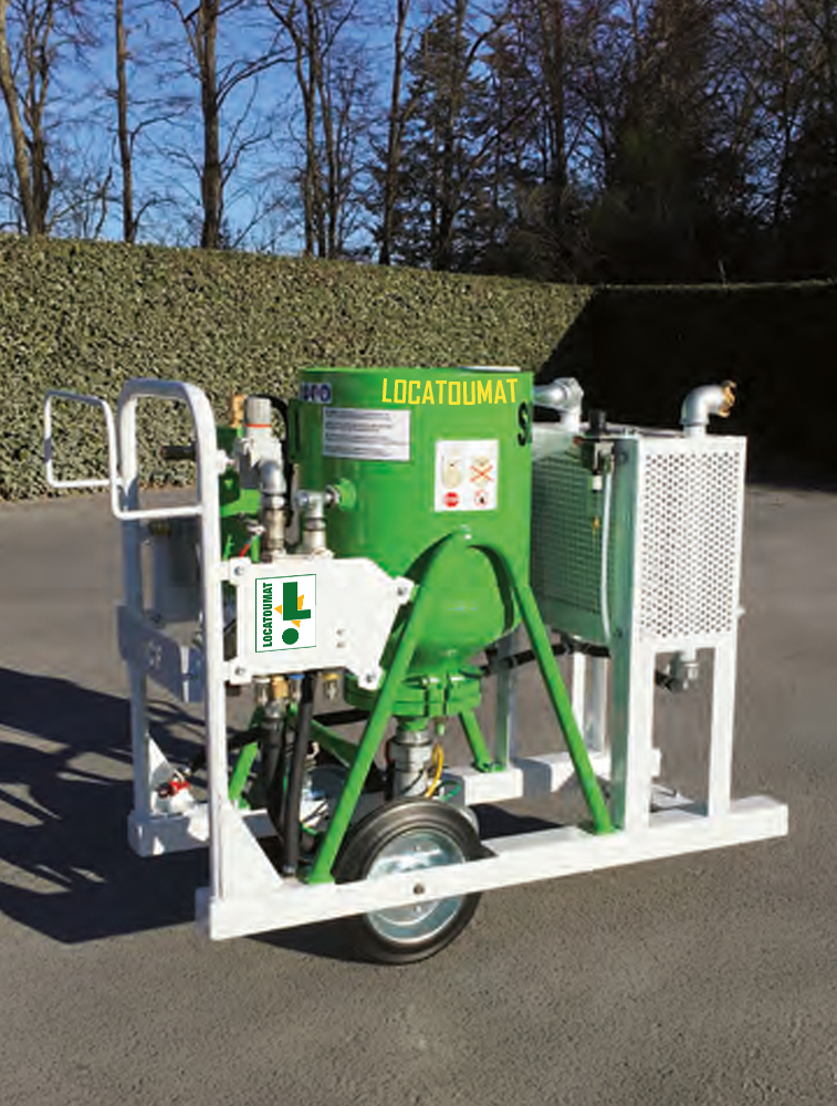 Sableuse gommeuse à air et eau