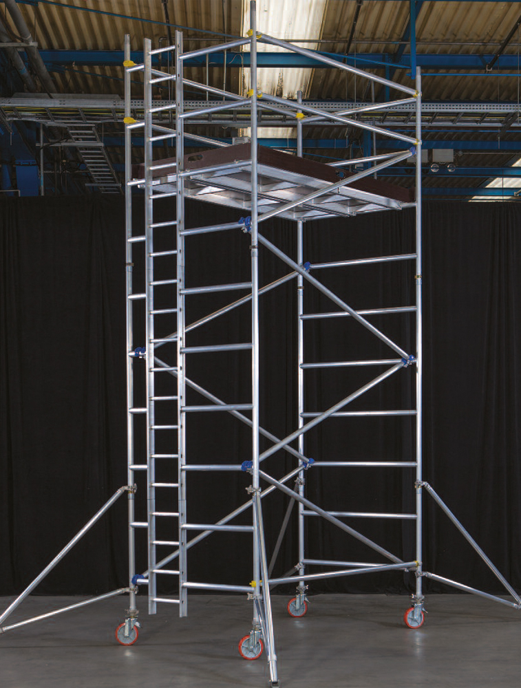 Échafaudage alu sur roues 5 à 9 m