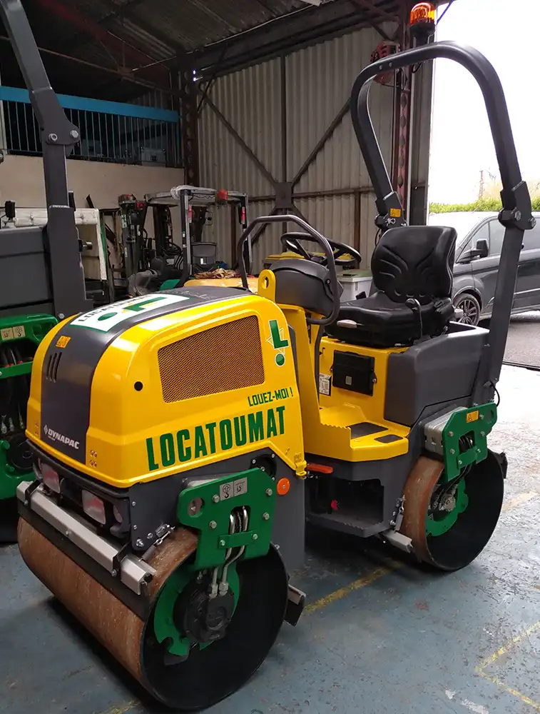 Rouleau vibrant tandem 1m